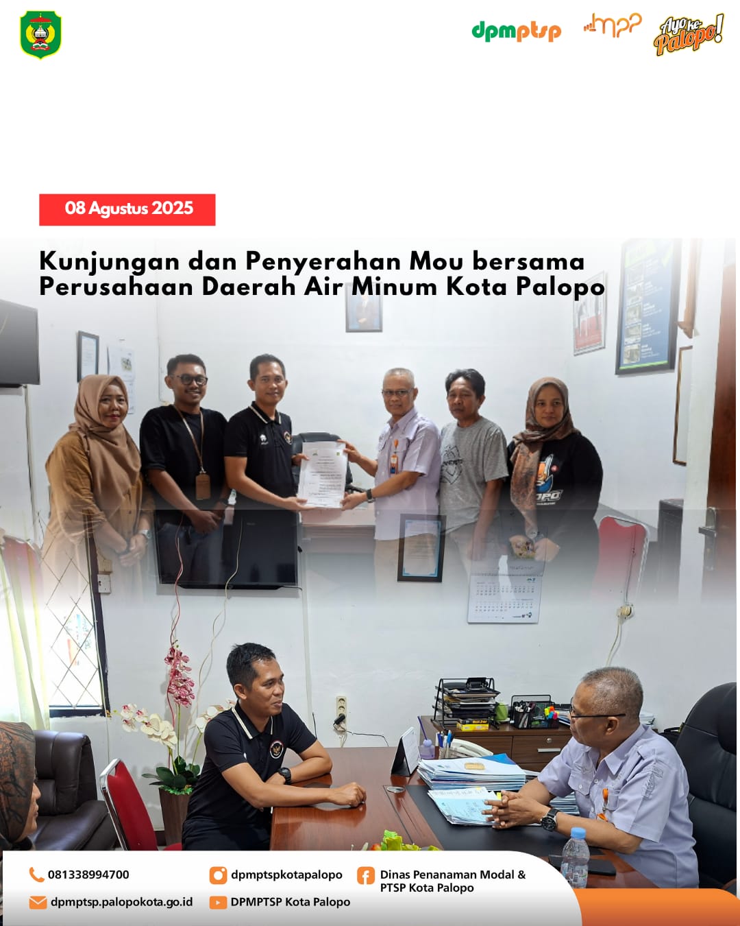 kunjungan-dan-penyerahan-mou-bersama-perusahaan-daerah-air-minum-pdam-kota-palopo